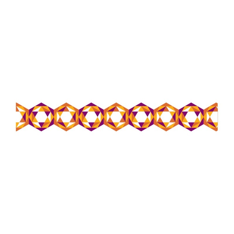 Lace Tape Crystal Orange