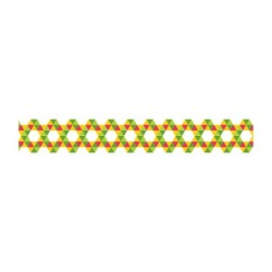 Lace Tape Jaggy Yellow