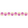 Lace Tape Mini Button Pink
