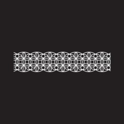Lace Tape White Leaf 50