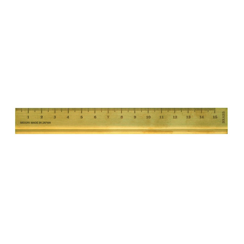 I057RL Brass Ruler