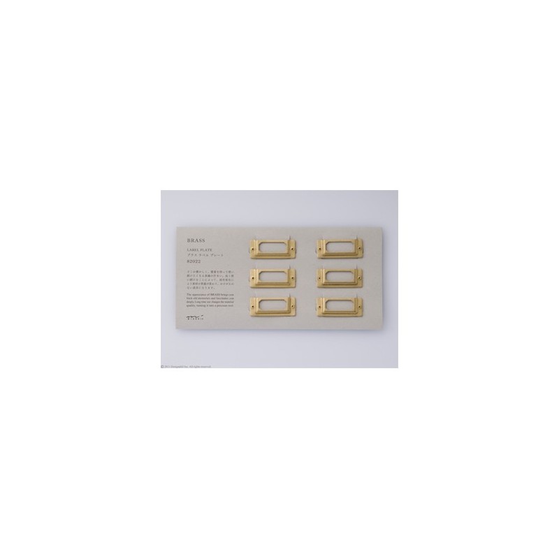 I056LP Label Plate Set of 6