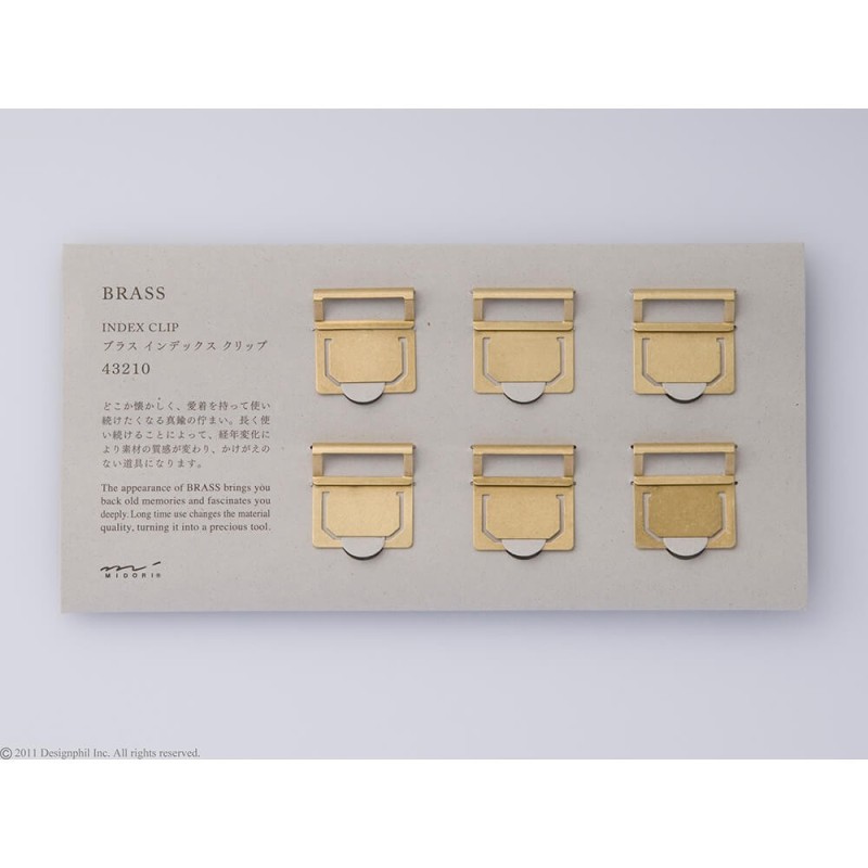 I056IC Index Clip Set of 6