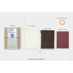 I5200BR Travellers Notebook Passport Brown
