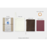 I5200BR Travellers Notebook Passport Brown