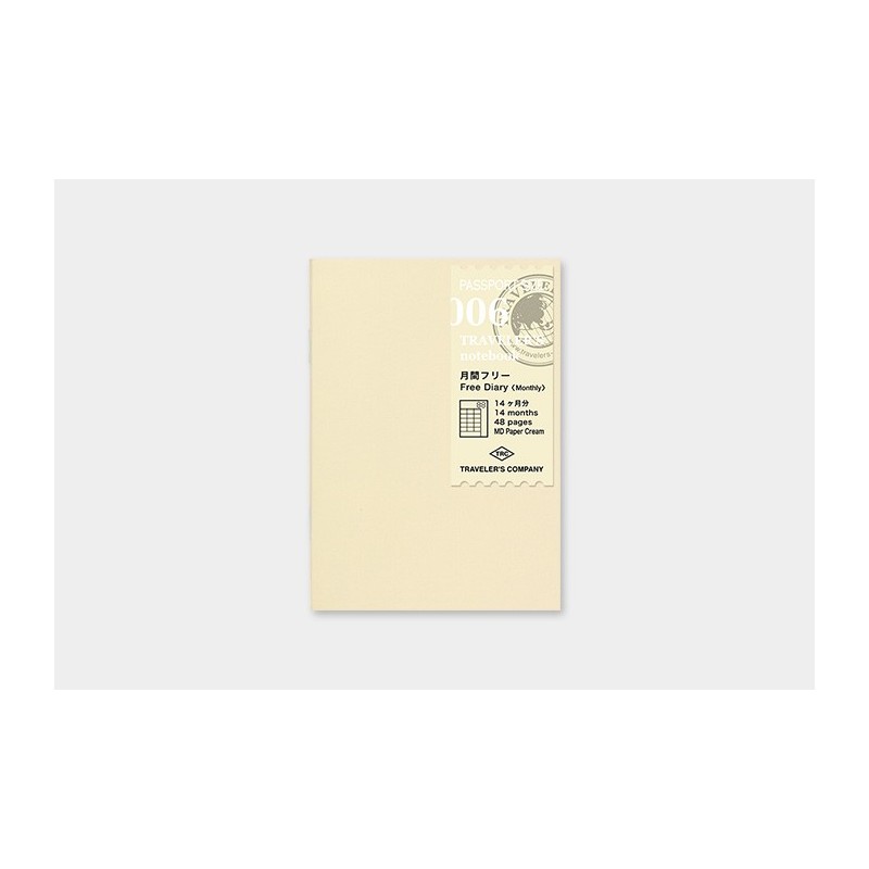 I5206 Refill Free Diary Monthly