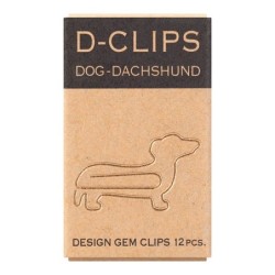 I128DD Mini D-Clip Dog Dachshund