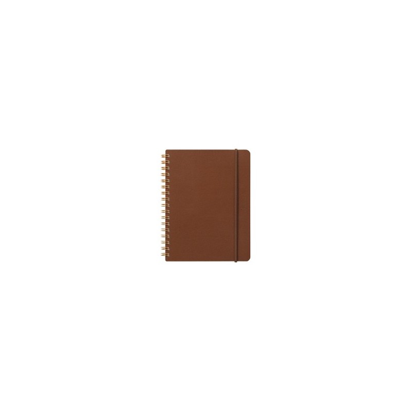 I105B6DB Grain Notebook B6 Brown