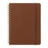 I105B6DB Grain Notebook B6 Brown
