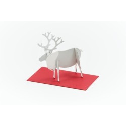 GM001RD Post Animal Reindeer