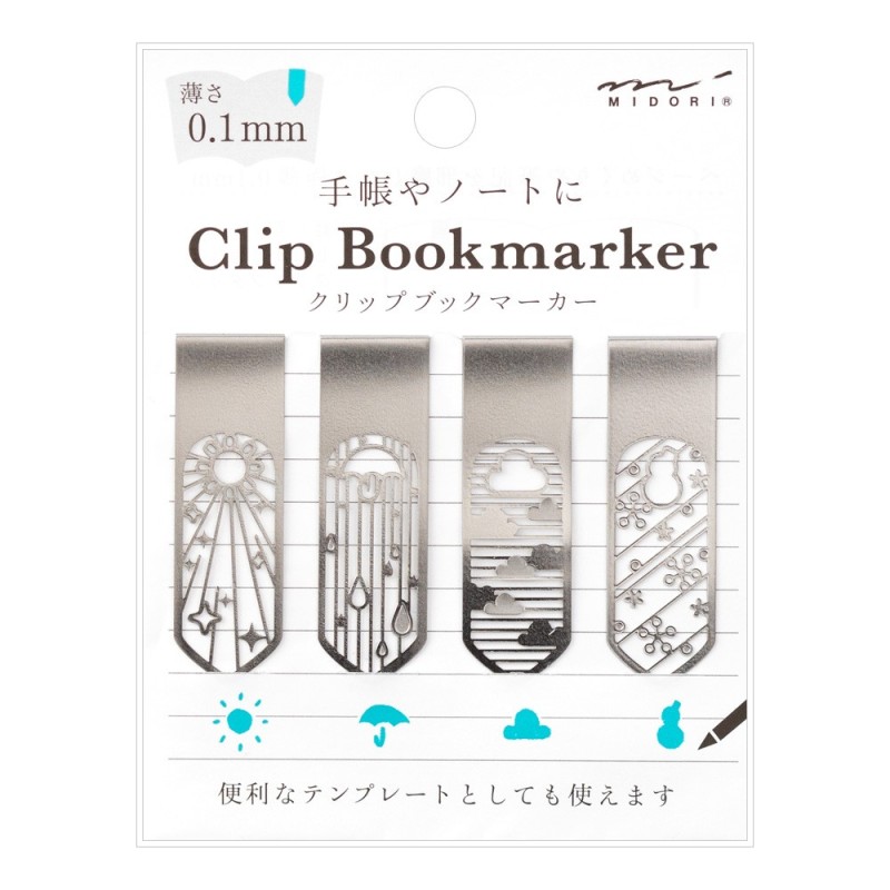 I204WT Clip Bookmarker Weather