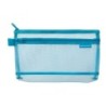 I203BL Mesh Pen Pouch Medium Blue