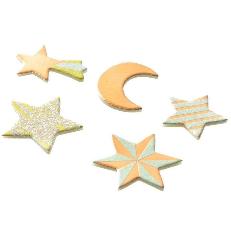 I215SM Decoration Sticker Stars & Moon