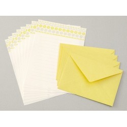 I208YF Letter Set Yellow Flower