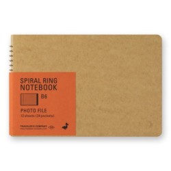 Spiral Ring Note Photo File B6 I206CB6
