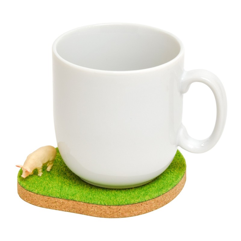 SH001PI Island Coaster Pig