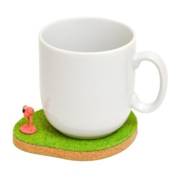 SH001FL Island Coaster Flamingo