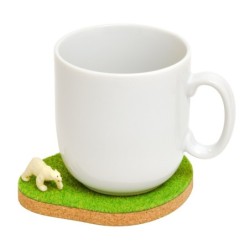 SH001PB Island Coaster Polar Bear
