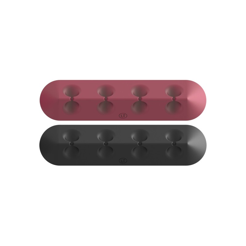 RECH0304 Cable Holder T Black/Red