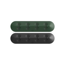 RECH0305 Cable Holder T Black/Green