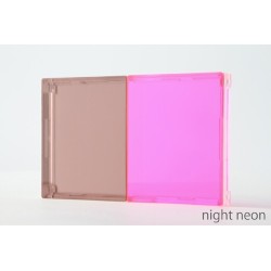 TU007NN Sonoiro Business Card Holder Night Neon