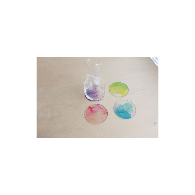 TU001WC Coaster Set Watercolour