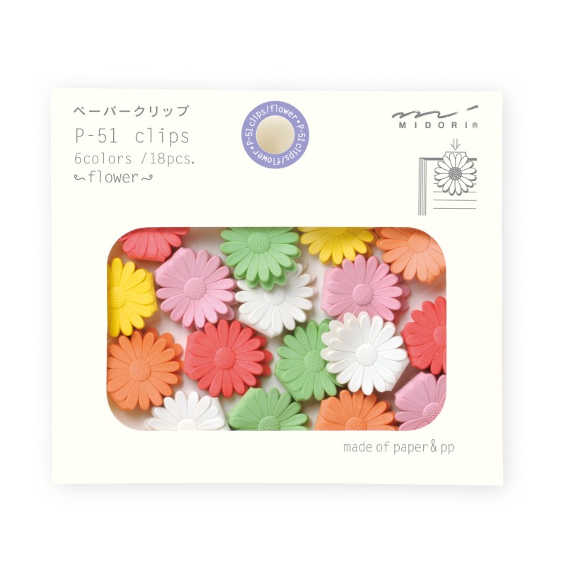 I094FL P-51 Clip Flower