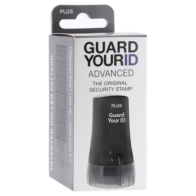 PL011BK Guard Your ID Security Stamp Black
