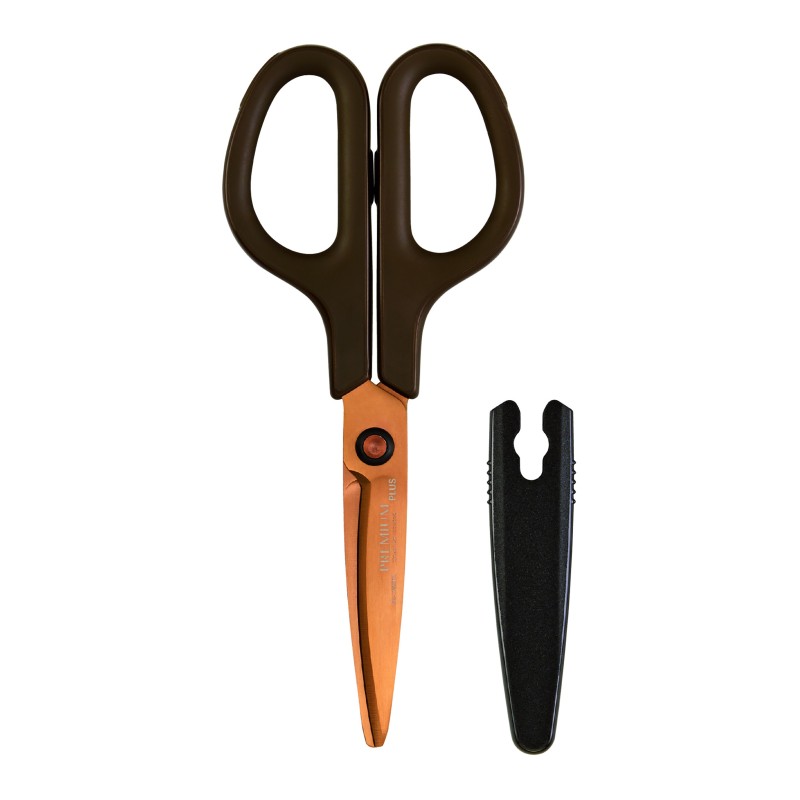 PL006DB Premium Scissors Dark Brown