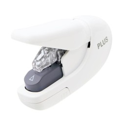 PL010WH Compact Staple Free Stapler White