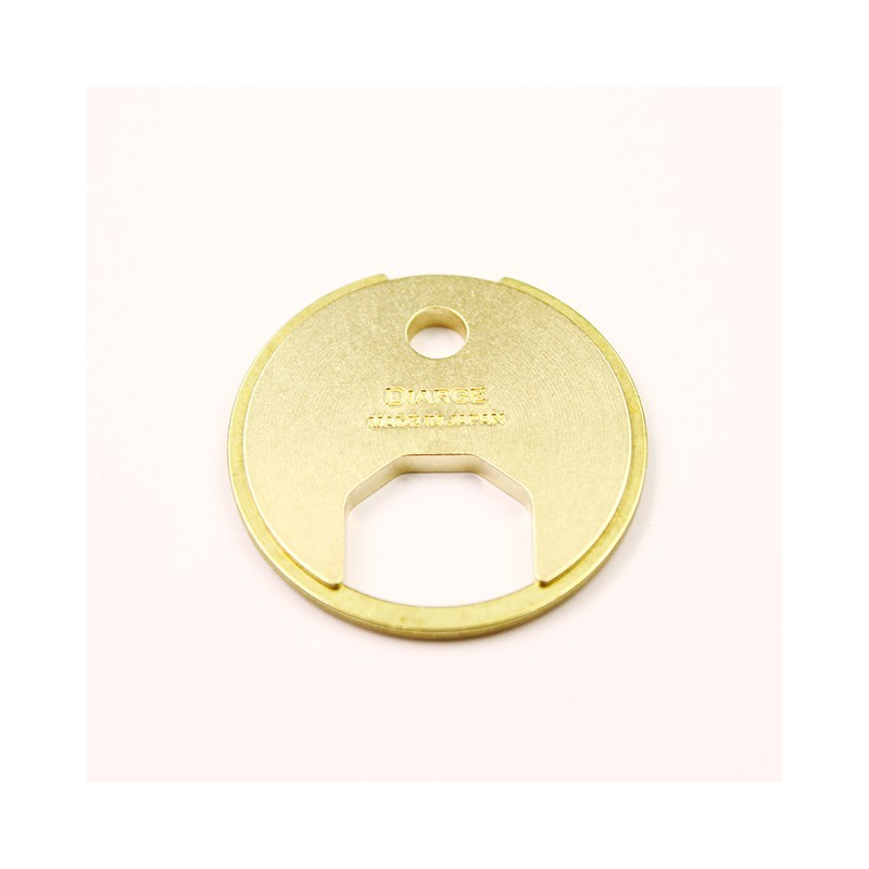 D1332GD Disk Key Holder Gold