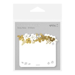 I237SF Sticky Notes Stamped Flower