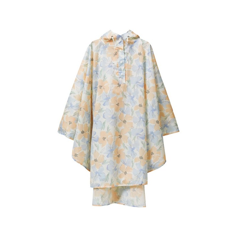 WPCR003-137 Poncho Flower Wall Orange