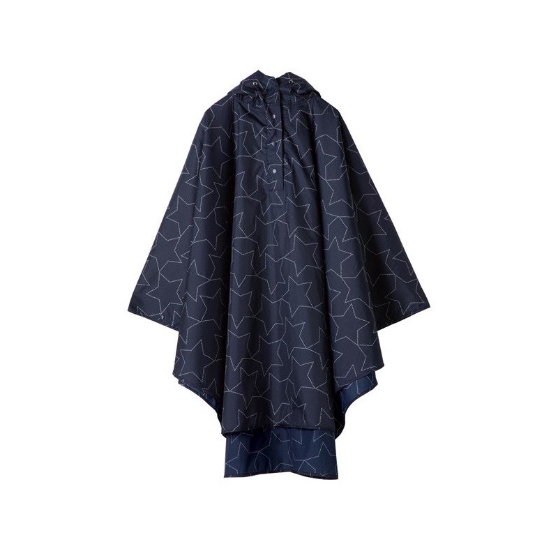 WPCR003-070 Poncho Dot Star Navy