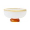 AM017WA Snow Bowl White with Amber Rim