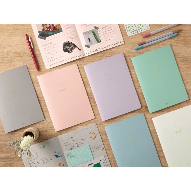 Colour Dot Grid A5 Notebook