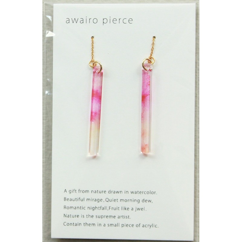 TU009PK Awairo Earrings Pink