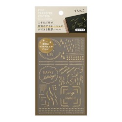I252GP Transfer Foil Sticker Geometric Patter
