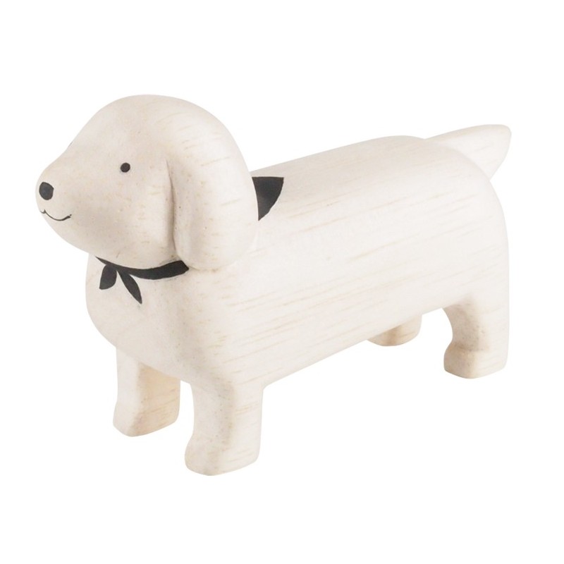 P100DHW Pole Pole Dachshund White