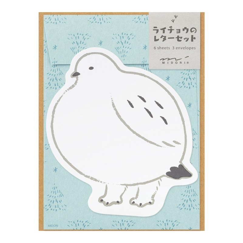 I258GR Animal Letter Set Grouse
