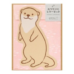 I258OT Animal Letter Set Otter