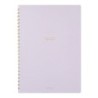 I257PR Colour Dot Grid A5 Ring Notebook Purple