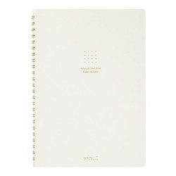 I257WH Colour Dot Grid A5 Ring Notebook White