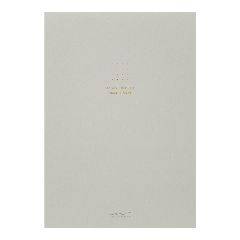 I256GY Colour Dot Grid A5 Paper Pad Grey