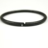 D13329BK Round Keyring Black