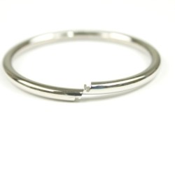 D13329SV Round Keyring Silver