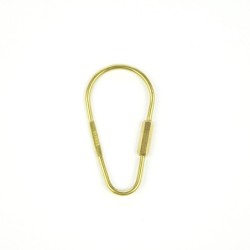D13328GD Karabiner Drop Keyring Gold