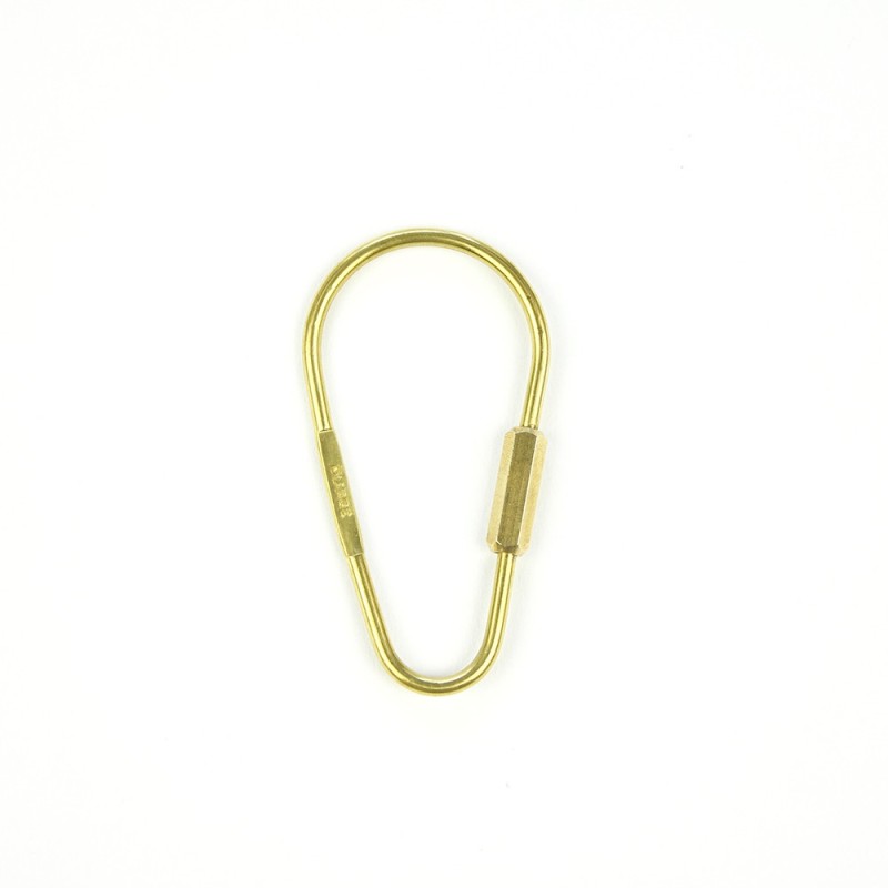 D13328GD Karabiner Drop Keyring Gold