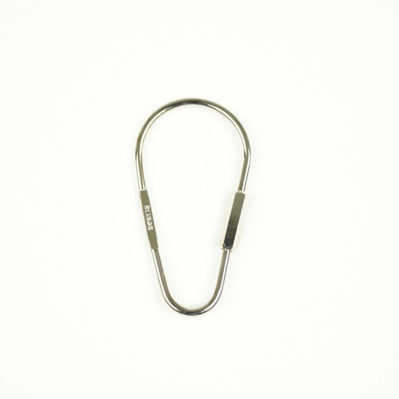 D13328SV Karabiner Drop Keyring Silver