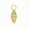 D13327GD Hotel Keyring Gold